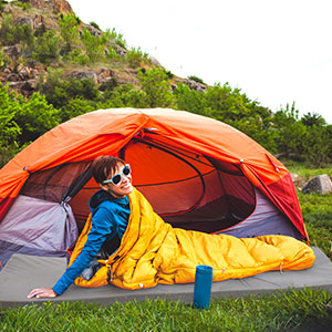 Matelas de camping en mousse à mémoire de forme (2)