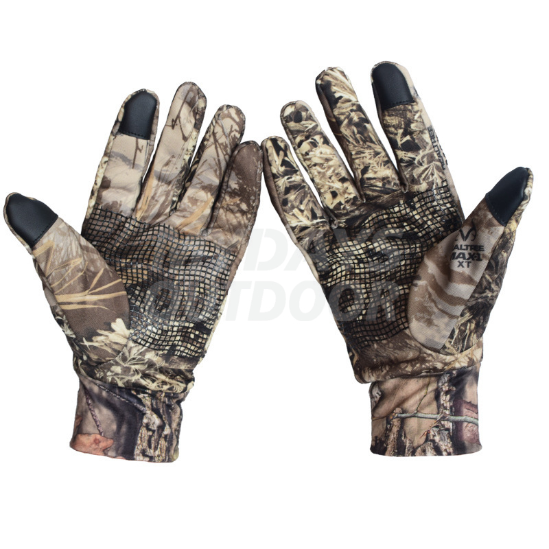 Kamouflage fingerlösa handskar för jakt MDSHA-20