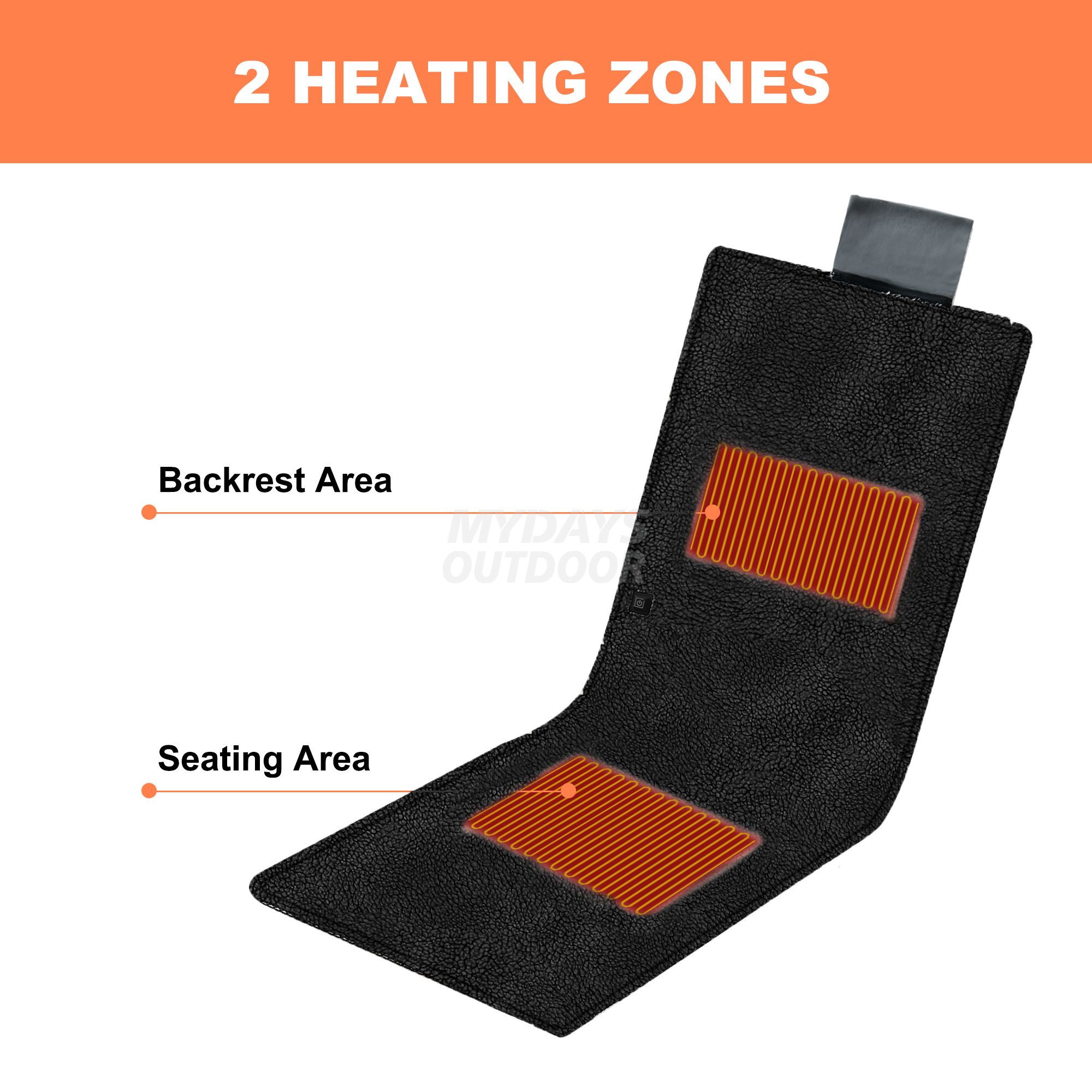 Flannel Heating Seat Pad MYDAYS106