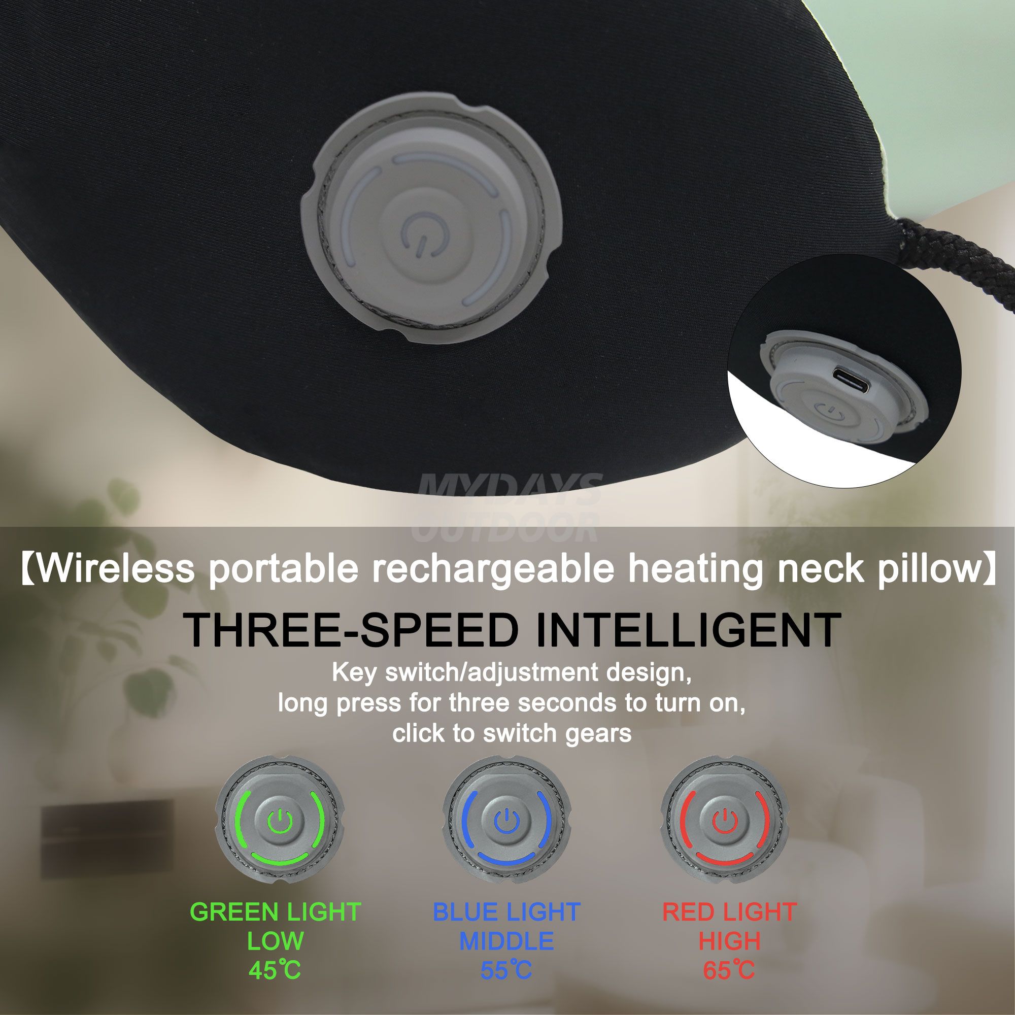 Heating Neck Warmer Pillow MYDAYS133