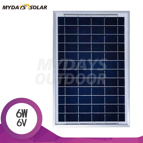 Panel solar MDSP-3 de alta eficiencia, plegable, portátil, resistente al agua, de energía renovable, 6W