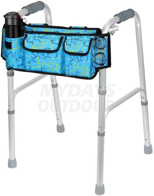 Folding Walker Basket Organizer Pouch Tote for Walker Rollator Scooters Wheelchair MDSOW-3- Mydays Outdoor