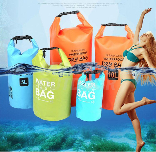 Floating Dry Bag Roll Top Sack Keeps Gear Dry for Kayaking Rafting Boating MDSCD-3