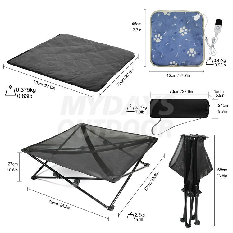 Cooling Raised Pet Cots MDSCBD-003