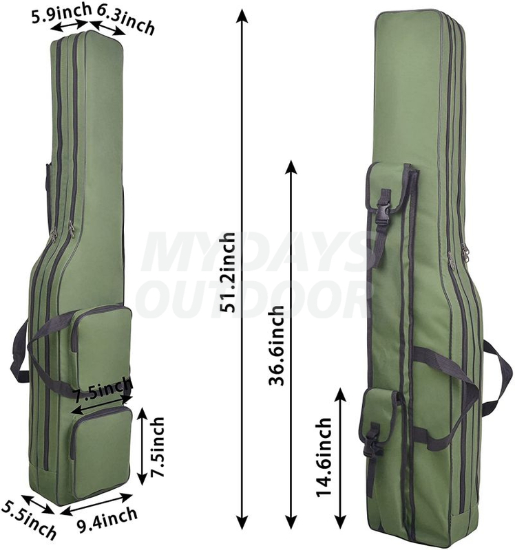 Custom Fishing Rod Travel Carry Case Bag MDSFR7 Mydays Outdoor