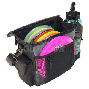 Starter Disc Golf Bag, 5 Pocket Disc Golf Bag Holds 8 to 10 Discs MDSSF-3