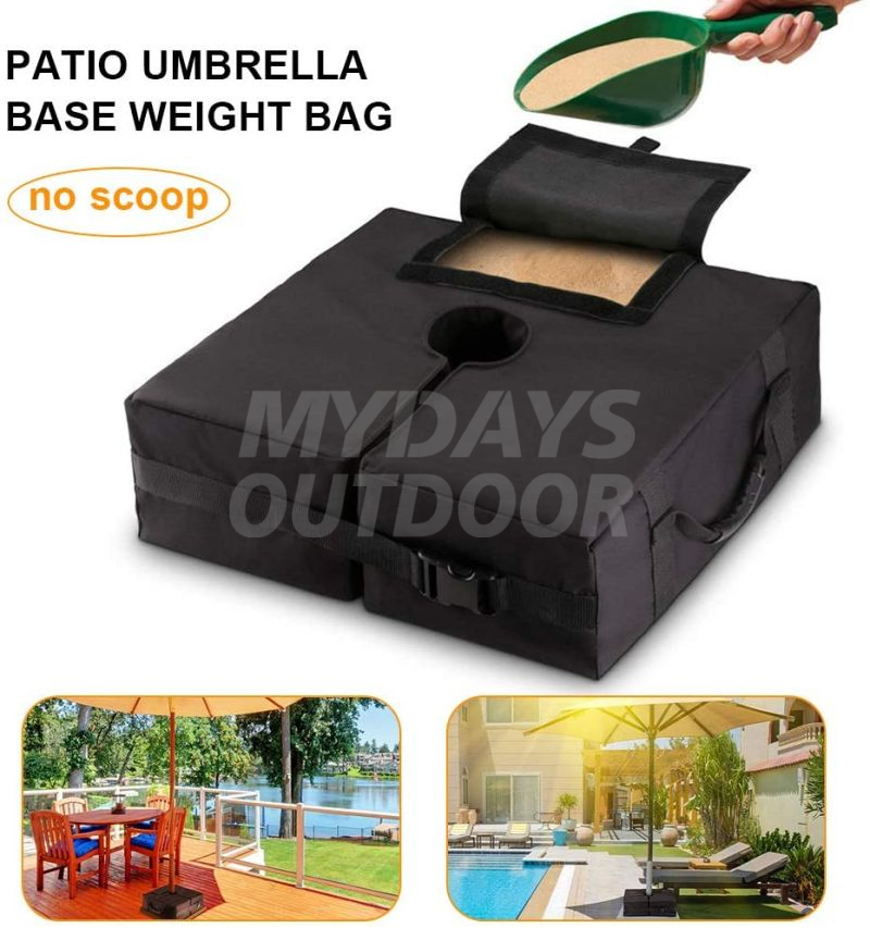 Square Umbrella Base Weight Bag Beach Tent Base Sandbags MDSGO-6