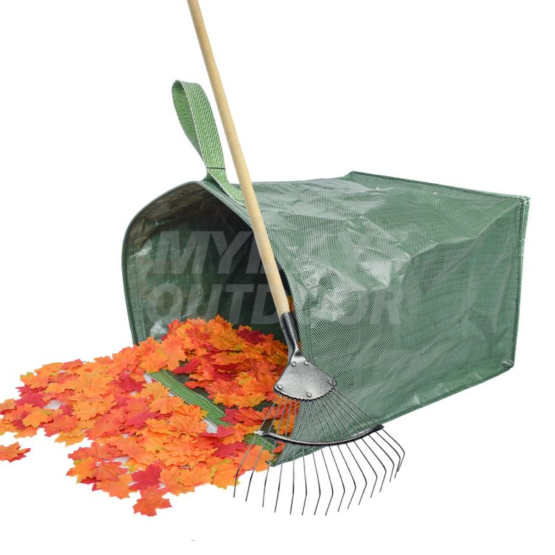 Large Yard Dustpan-Type Garden Bag for Collecting Leaves Lawn Pool Garden Leaf Waste Bag MDSGW-3