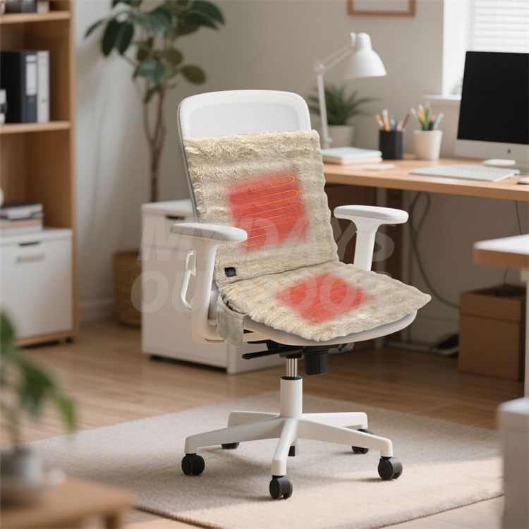 Bubble Velvet Heated Seat Cushion MYDAYS143