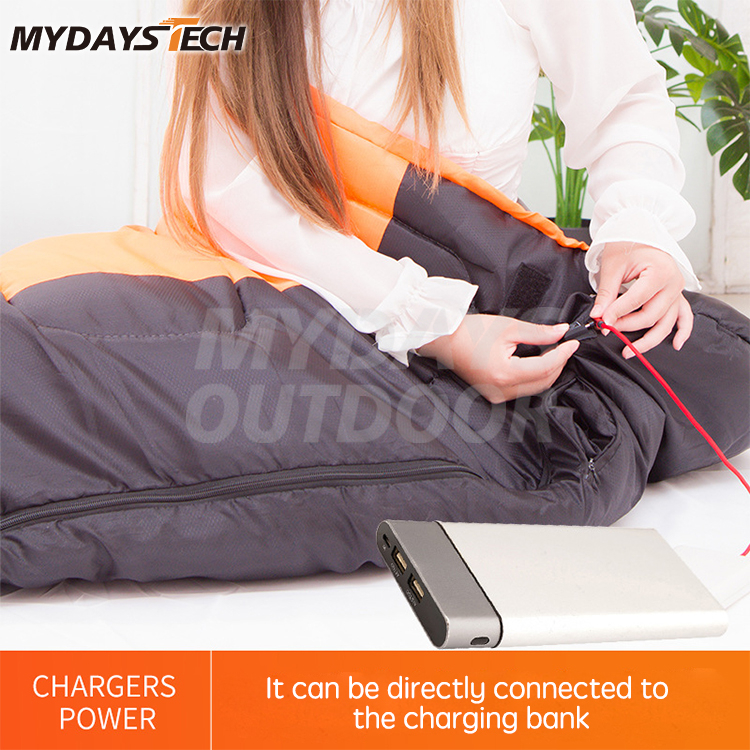 Custom USB Power Support Waterproof Heat Sleeping Bag MDSCP26