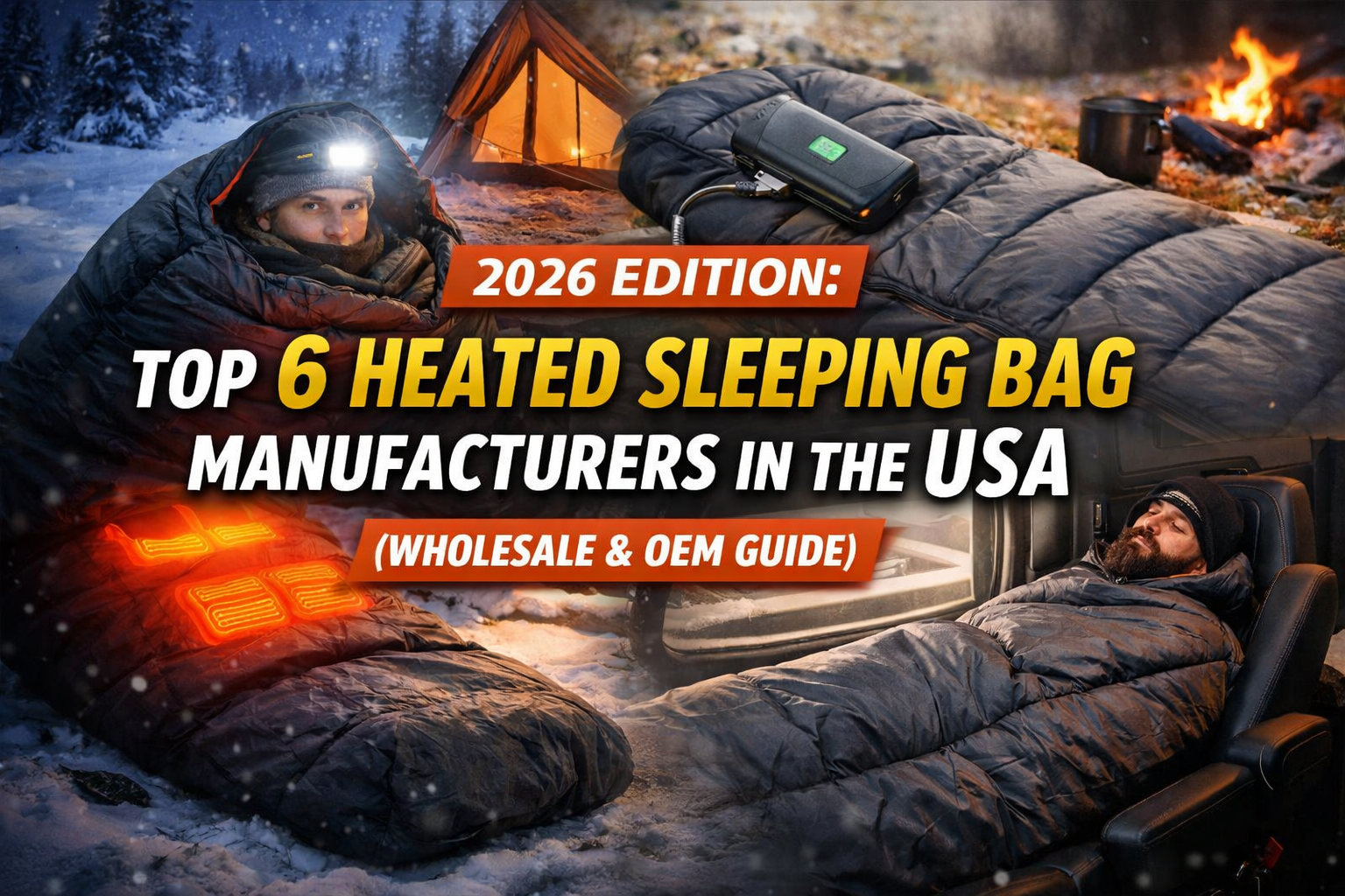 2026 Edition: Top 6 Heated Sleeping Bag Manufacturers in the USA