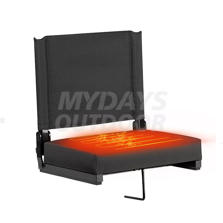 Foldable Portable Heated Stadium Seat Bleacher Chair MDSCS-33