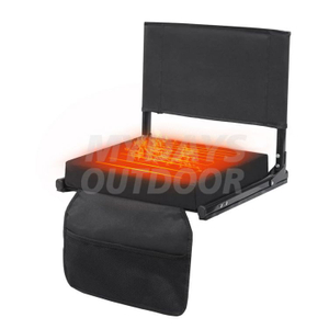 Heated Stadium Seat for Bleachers with Back Support MDSCS-34