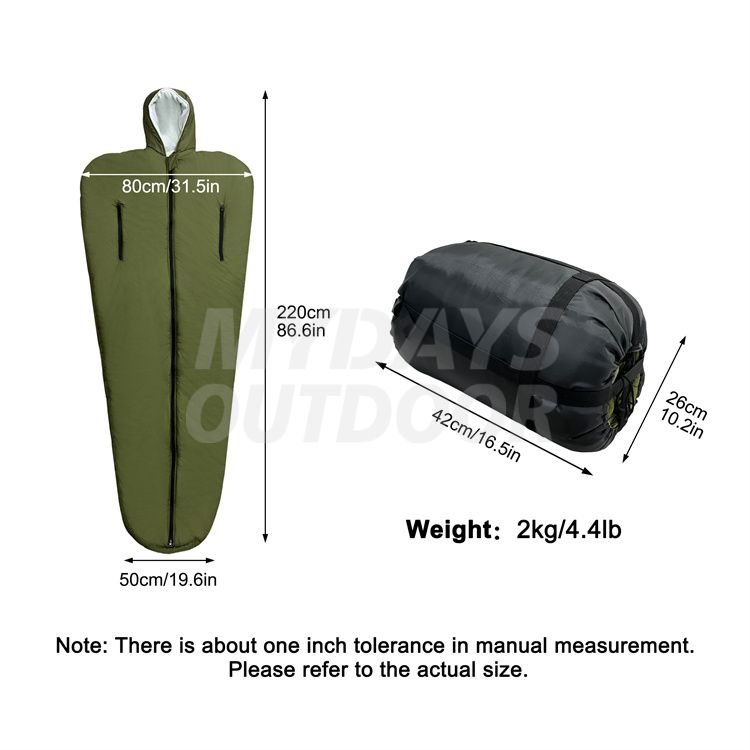 Heated Camping Sleeping Bag MDSCP-30