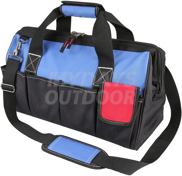 Non-slip 18" Wide Mouth Tool Bag and Organizer for Home Workshop or Job Site MDSOT-5