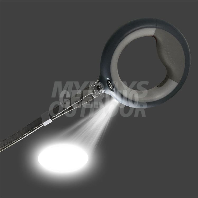 Retractable LED Dog Leash with Flashlight MDSPH-006
