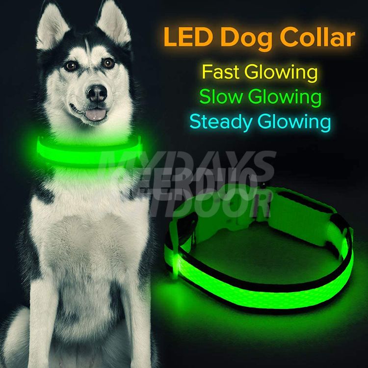 Rechargeable LED Dog Collar MDSPH-006