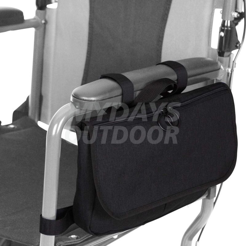 휠체어 운반용 가방 - 노인용 롤레이터 측면 보관함용 팔걸이 주머니 MDSOW-6