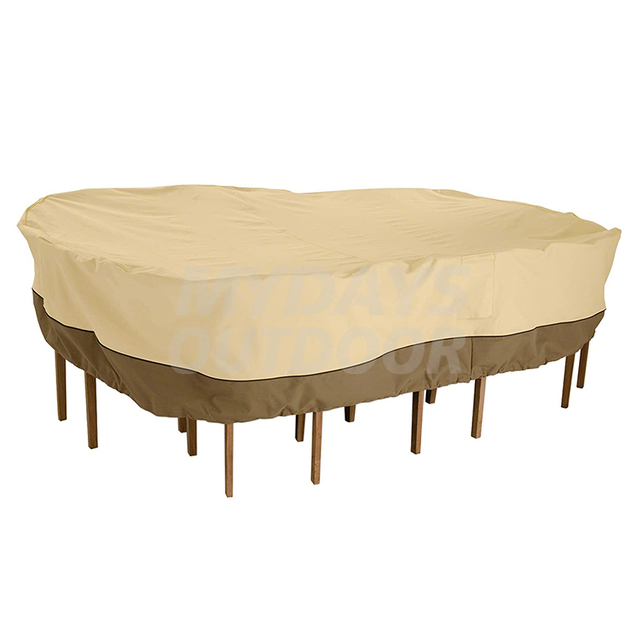  Water-Resistant 108 Inch Rectangular/Oval Patio Table & Chair Set Cover MDSGC-22