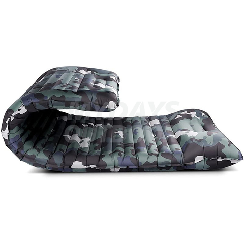 Puhallettava makuualusta telttailua varten tyynyllä MDSCM-21