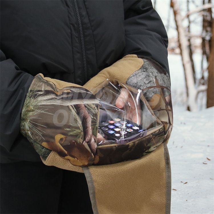 Fleece Warm Gloves With Window MYDAYS158