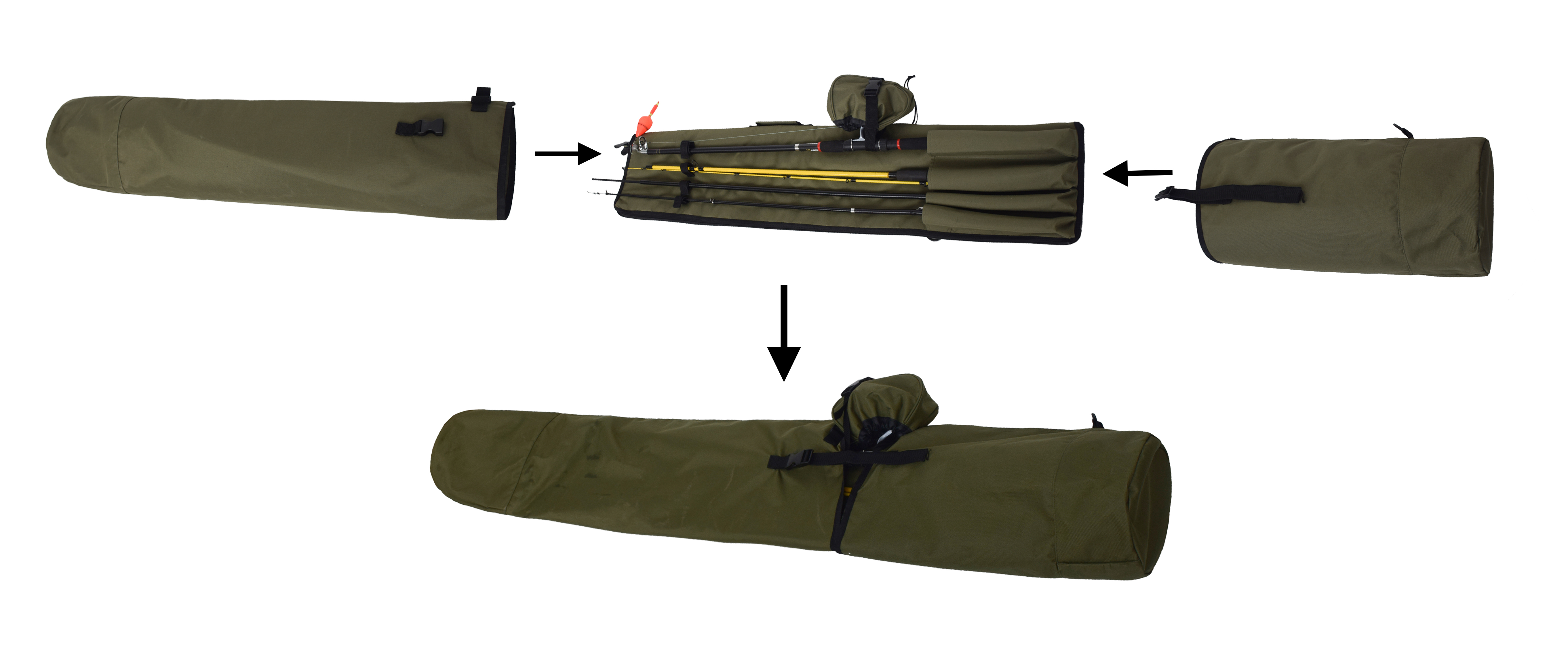Details8 MSDFR-2 Fishing Rod Bag