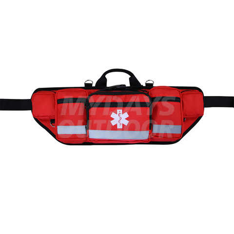 Sac de ceinture de premiers secours, sac de sauvetage de voyage, pochette vide MDSOB-16