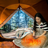 Voksne Koldt vejr Opvarmet sovepose til vandreture Camping MDSCP-25-H