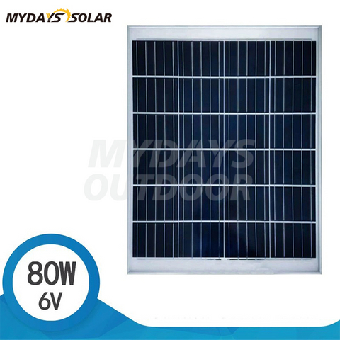 Original bärbar utomhus vattentät 80W fotovoltaisk polykristallin silikon solpanel MDSP-7