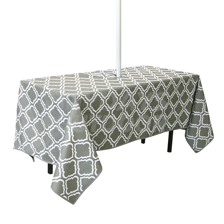 Cubierta redonda para mesa de patio con orificio para sombrilla MDSGC-4