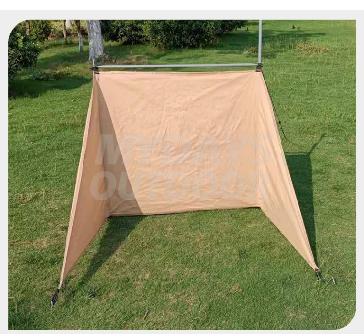 Canvas Fabric Camping Windbreak Stove Windscreen for Garden Charcoal Grills BBQ Picnic And Beach Activities MDSCT-6