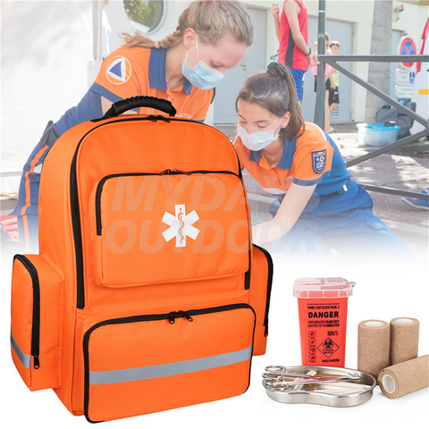 Notfalltasche, Erste-Hilfe-Rucksack, leere Notfalltasche für Ersthelfer, MDSOB-9