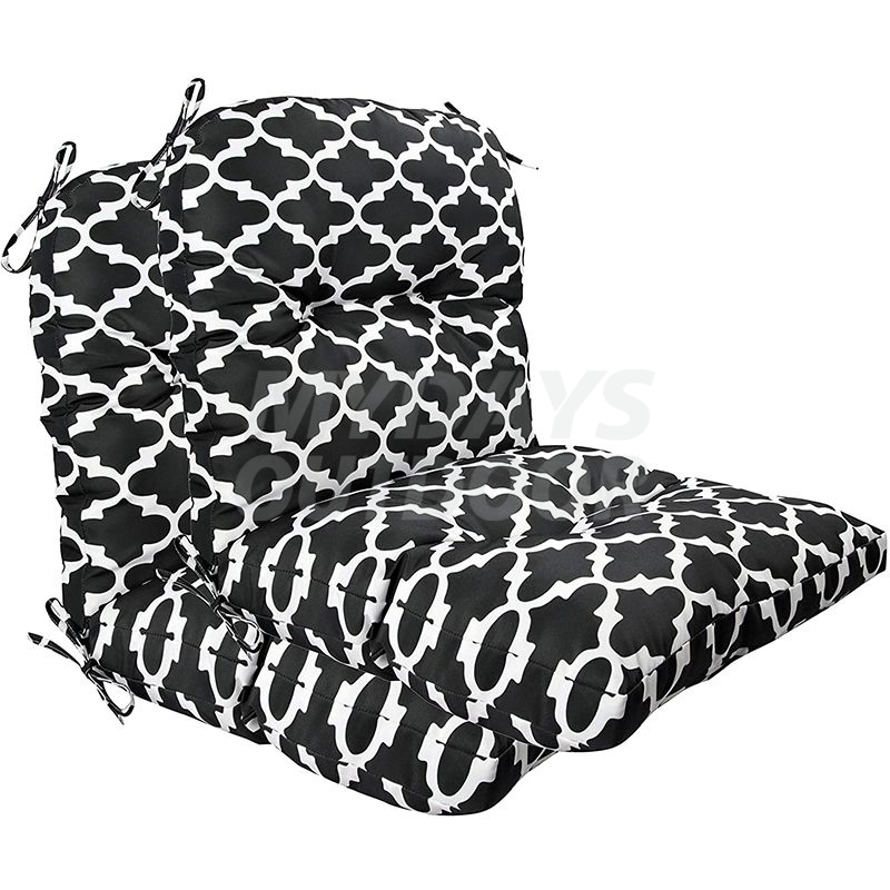 Outdoor Indoor High Back Chair Tufted Cushions Patio Seating Cushions MDSGE-4