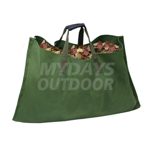 Canvas Garden Yard Lawn Waste Container Leaf Tarp Trash with Handles for Collecting Leaves MDSGW-4