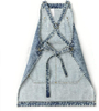 Baumwoll-Jeansschürze mit Taschen für Herren – Jeansschürze mit Kreuzträgern MDSGA-6