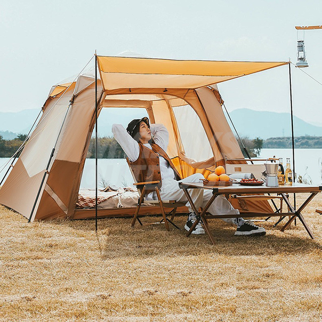 Tragbares großes Outdoor-Campingzelt für 4 Personen MDSCE-4