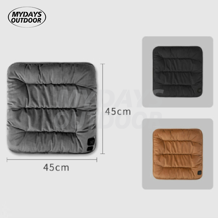  Almohadillas de asiento con calefacción cálida y alimentación USB lavables e impermeables MDSCS-26