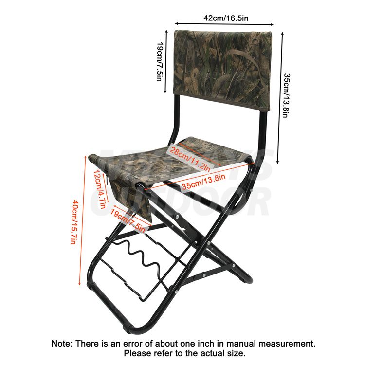 Aquatic Plant Camouflage Fishing Heated Folding Chair (12)