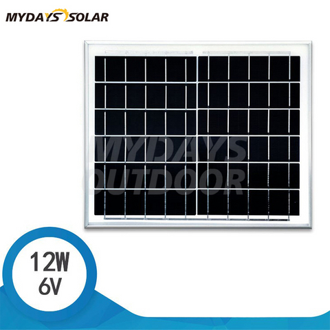 Panel solar doméstico monocristalino multifunción portátil de alta eficiencia, aprobado por la CE, MDSP-4, 12w
