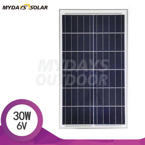 Outdoor draagbare oplaadbare 30W hoog rendement Power Polycrystal Pv zonnepaneel MDSP-5