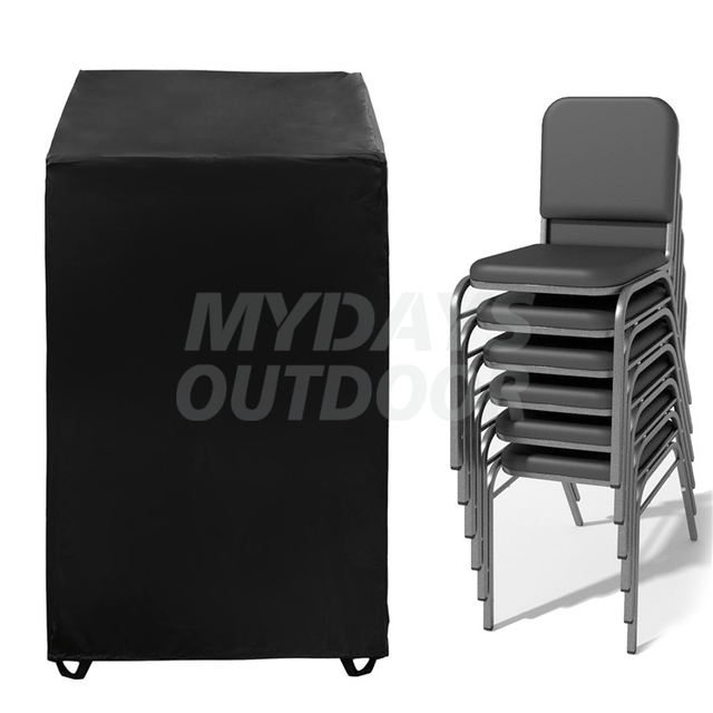 Stapelbara stolar för utomhusbruk Möbelöverdrag Lounge Djupsitsöverdrag Kraftig vattentät altanstolsöverdrag MDSGC-2