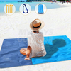 Couverture de plage, tapis de plage pour 4 à 7 adultes, sans sable, imperméable, surdimensionnée, légère, pour pique-nique, MDSCM-3