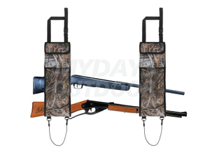Seat Back Gun Rack, Gun Sling Bag Camo Front Seat Gun Organizer Holder for Hunting Rifles MDSHA-8