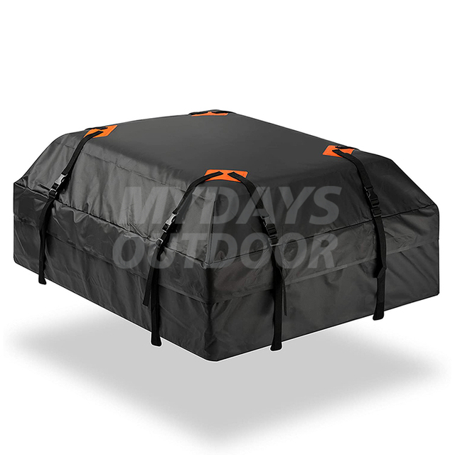Slitesterk Roof Top Vanntett Cargo Bag Premium Kvalitet Universal Vanntett Sammenleggbar Roof Top Car Bag MDSCR-3