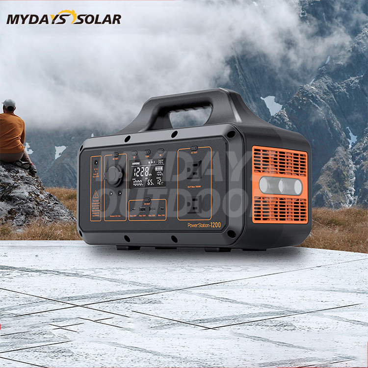 Portable Power Station 1021Wh - Solar Generator 1000W Backup Power Supply Battery MDSO-2