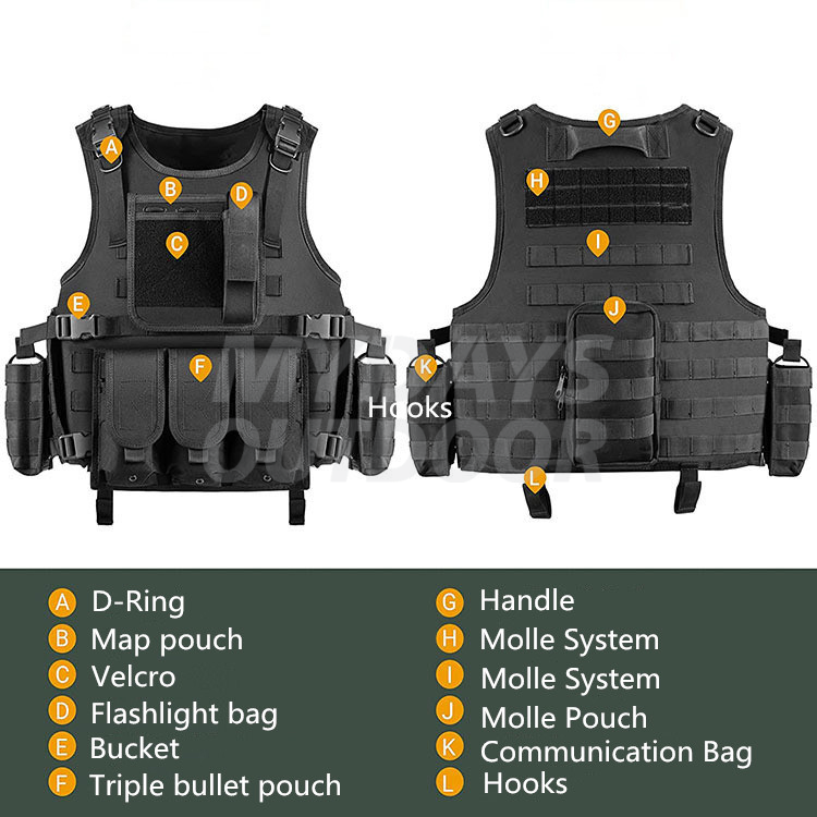 Custom Hunting and Tactical Vest MDSHV-8 - Mydays Outdoor