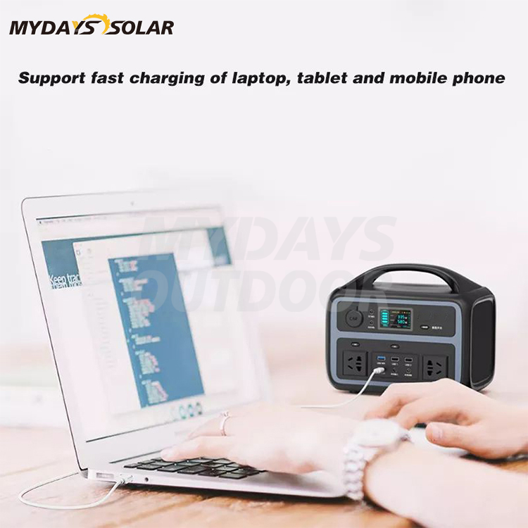 126000mAh High Capacity Fast Charge Emergency Supply 600W Portable Power Bank Station for Outdoor Camping MDSO-16
