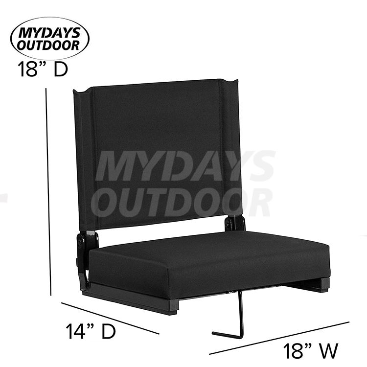 Foldable Portable Heated Stadium Seat Bleacher Chair MDSCS-33