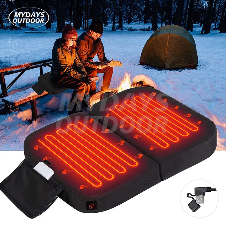 Portable Foldable Heated Stadium Cushion For Bleacher MDSCS-36