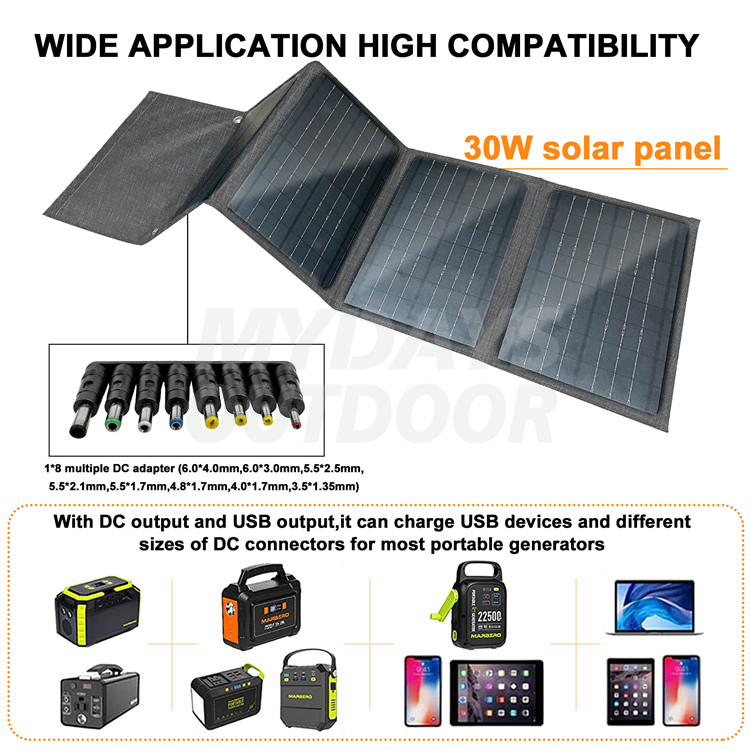 휴대용 태양 전지 패널 30W (13)